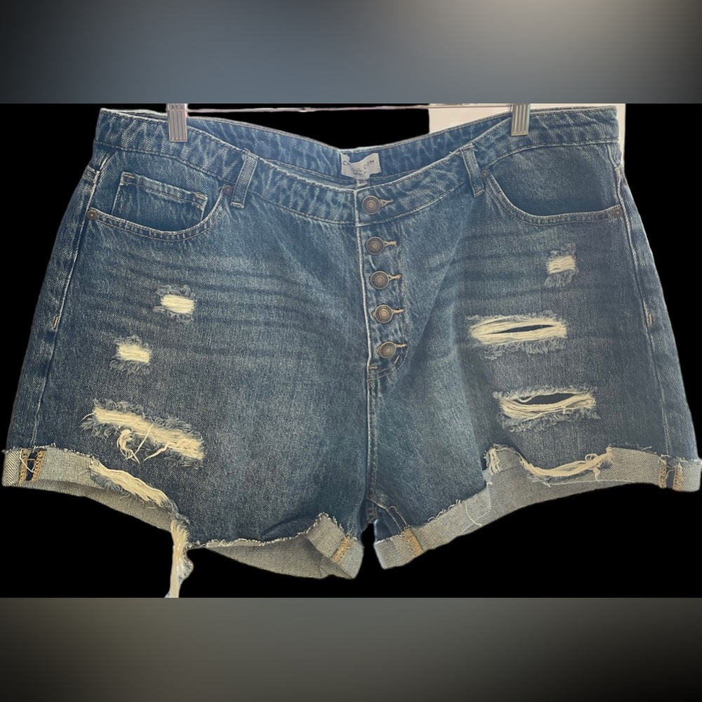 New denim shorts
